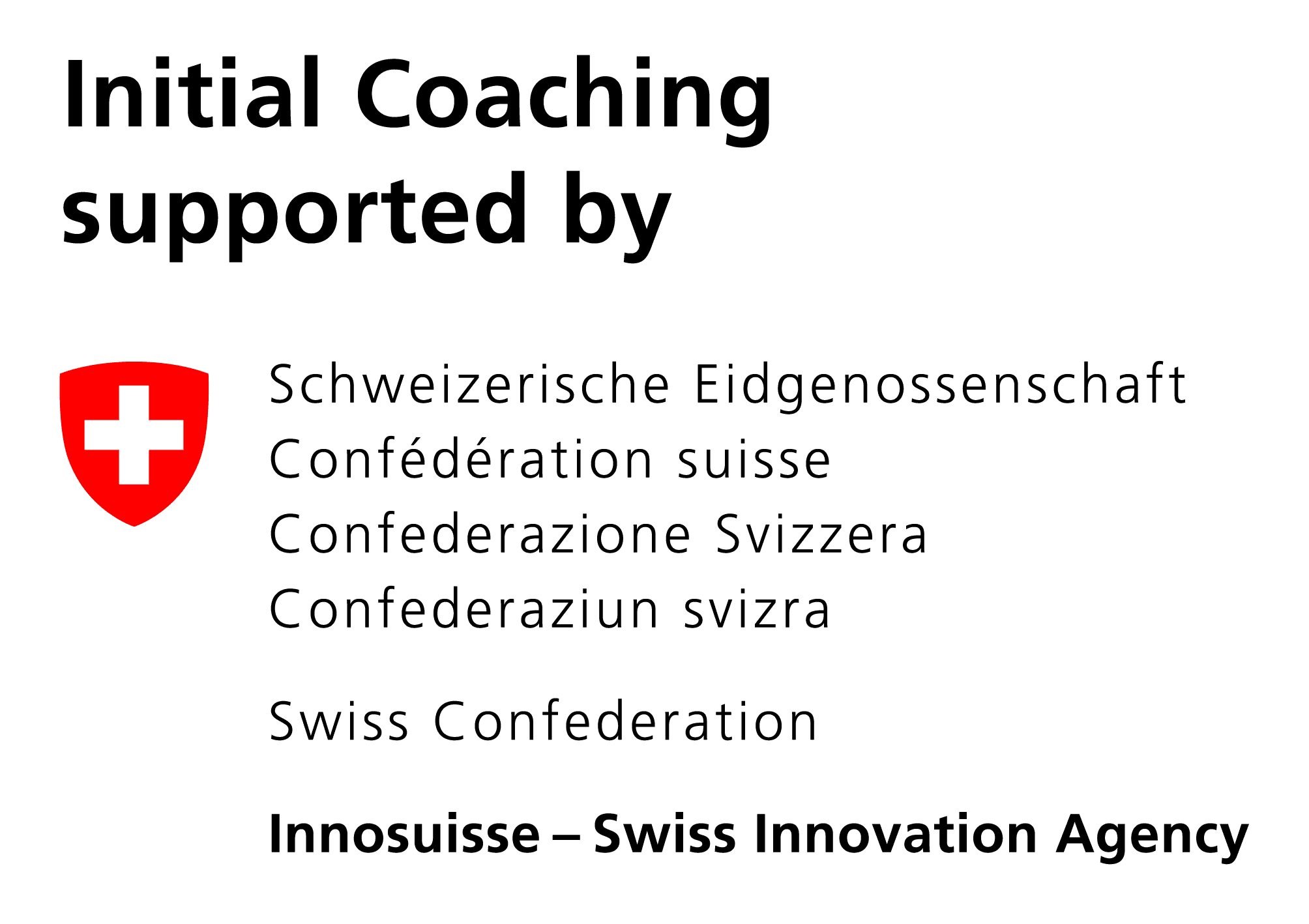 Innosuisse Initial Coaching — Nectos supported by Swiss Innovation Agency